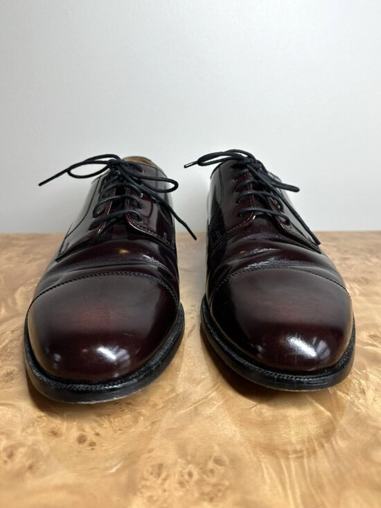 Cole Haan Burgundy Leather Oxford Cap Toe Dress Shoes Men\'s 9.5 D main image 7